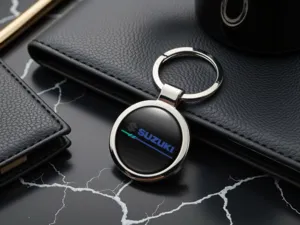 Suzuki Mens Keyfob Sturdy Metallic Pro Metal